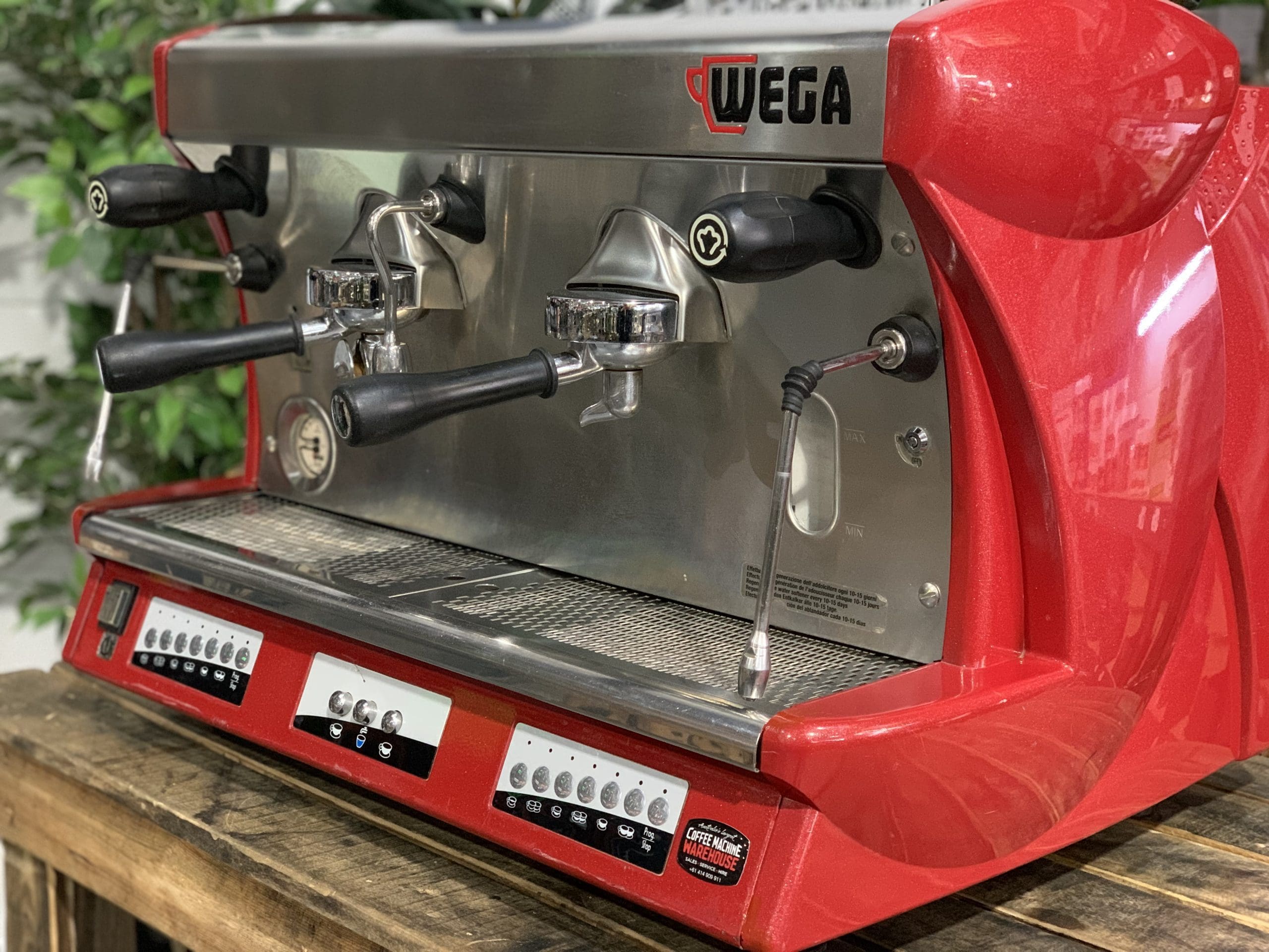 Wega Vela 2 Group Red Espresso Coffee Machine 1858 Princes Highway , Clayton VIC 3168