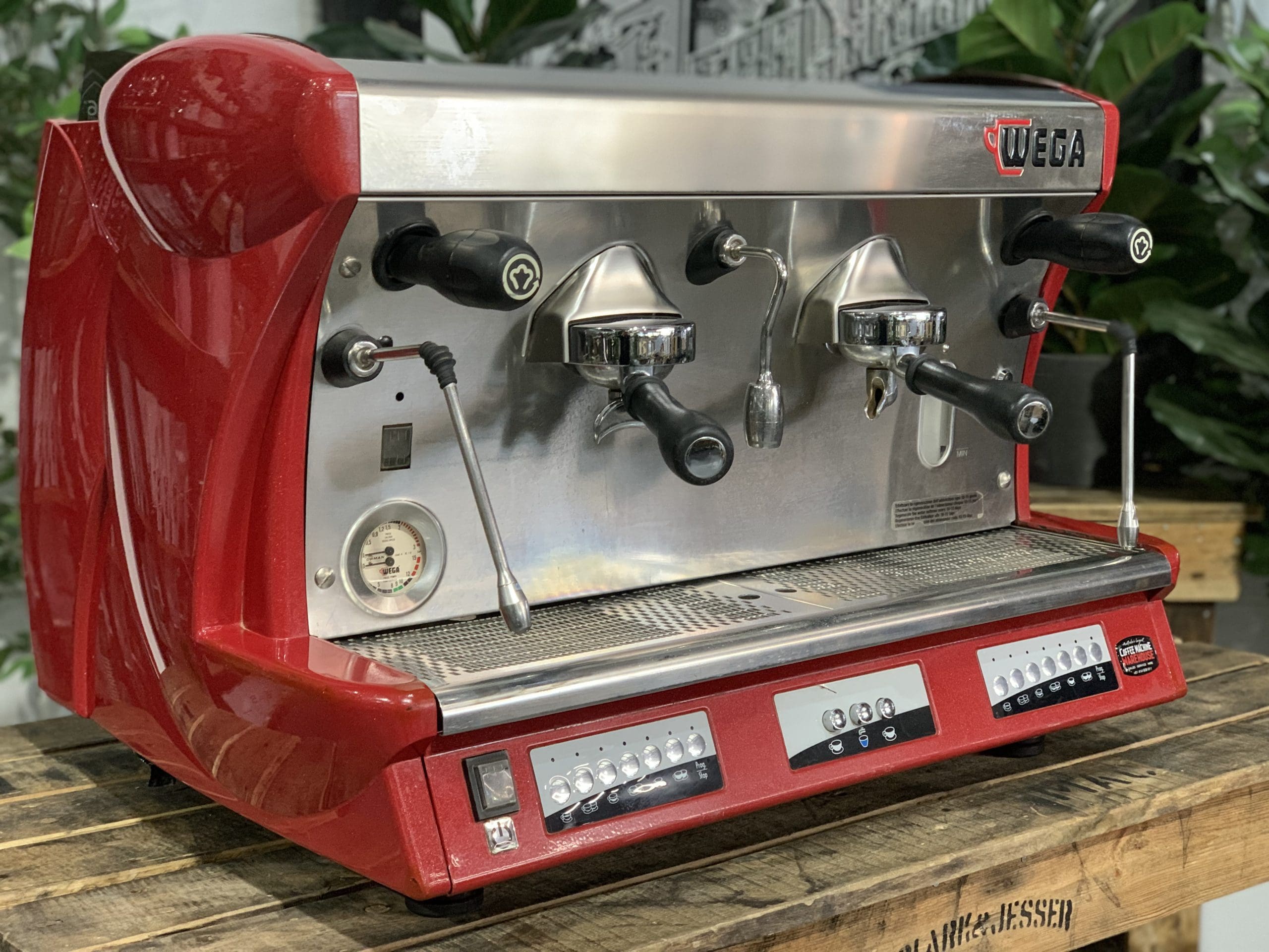 Wega Vela 2 Group Red Espresso Coffee Machine 1858 Princes Highway , Clayton VIC 3168