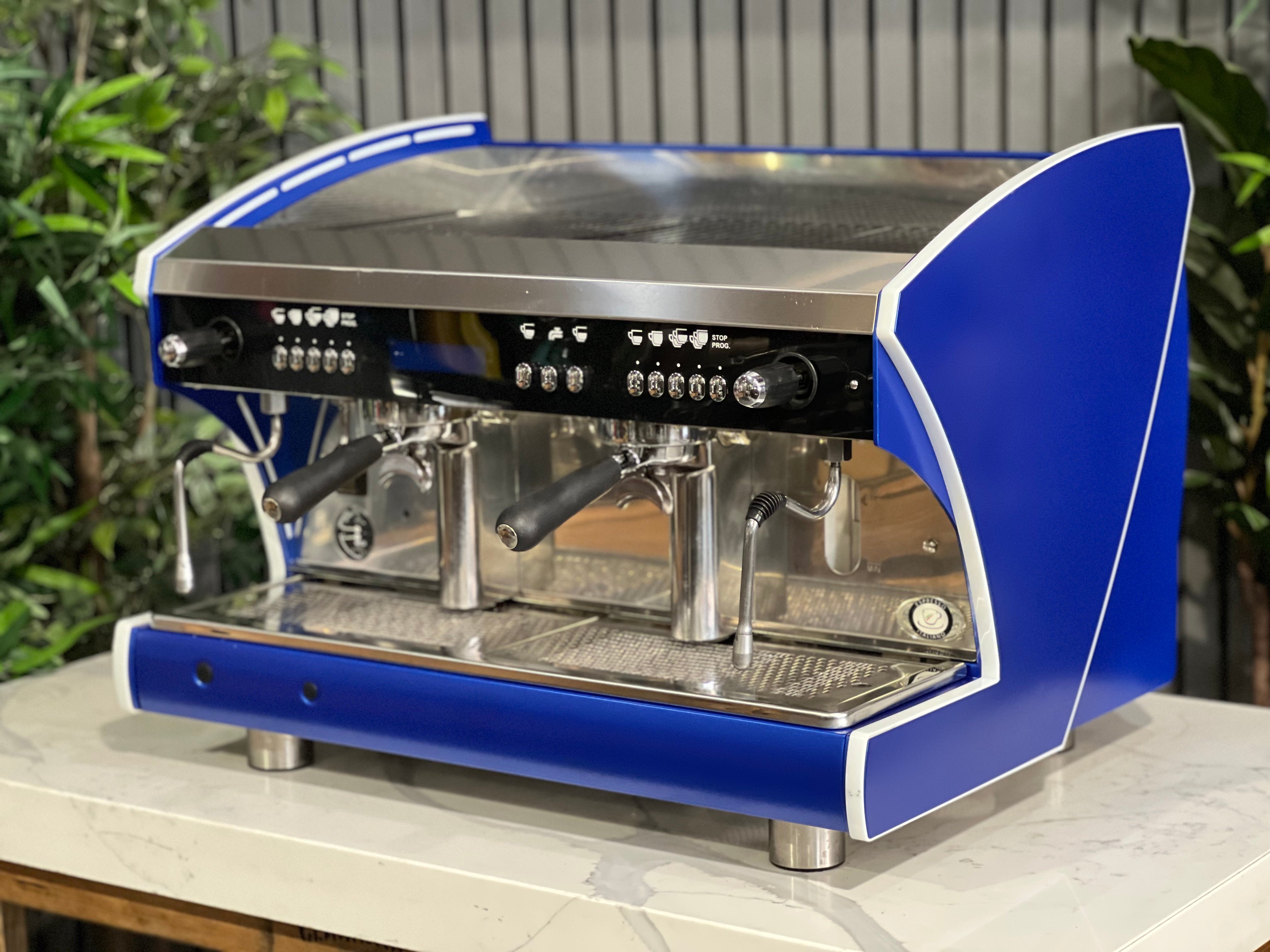 Wega Polaris Tron 2 Group Espresso Coffee Machine Deep Blue