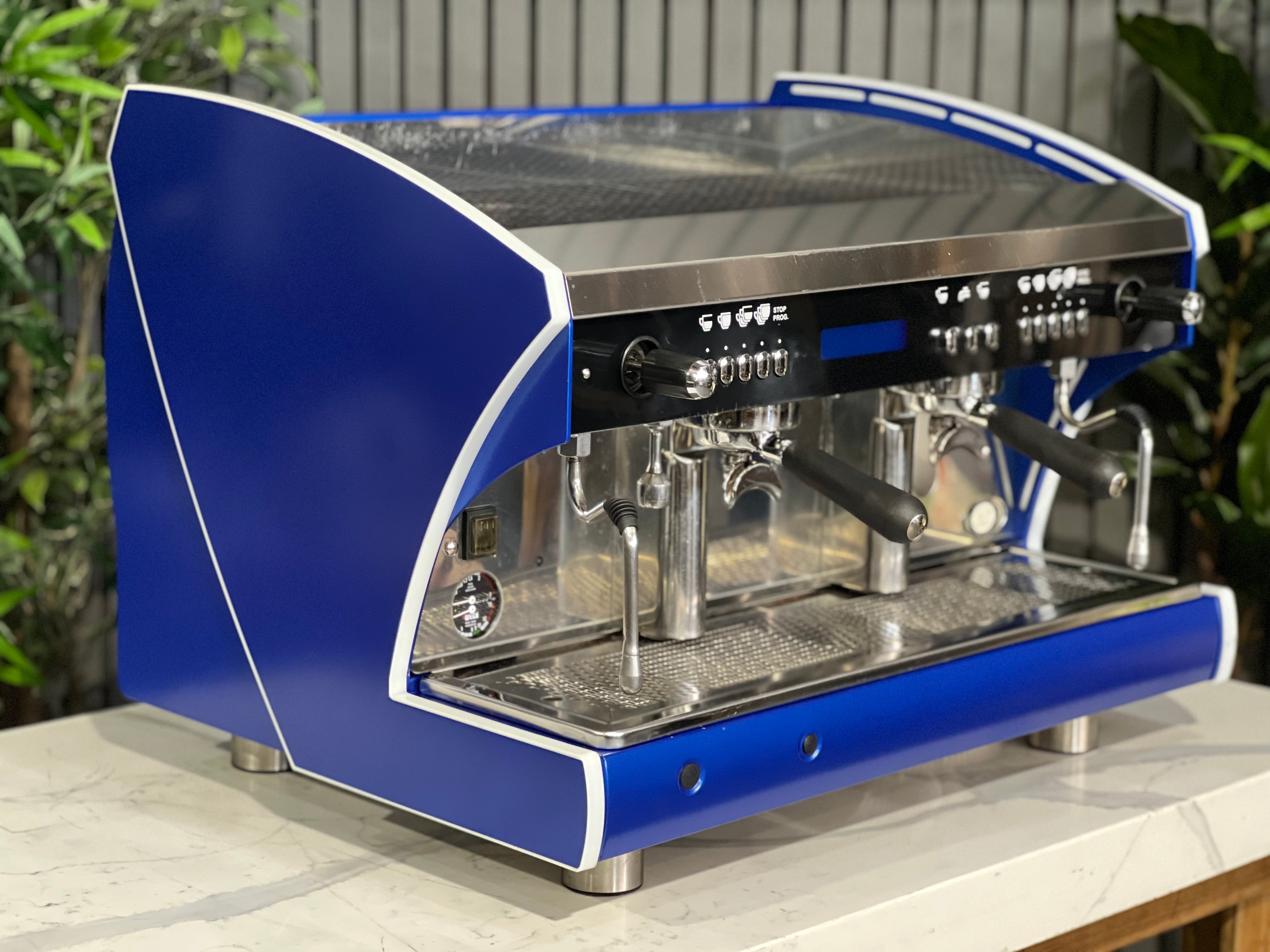 Wega Polaris Tron 2 Group Espresso Coffee Machine Deep Blue