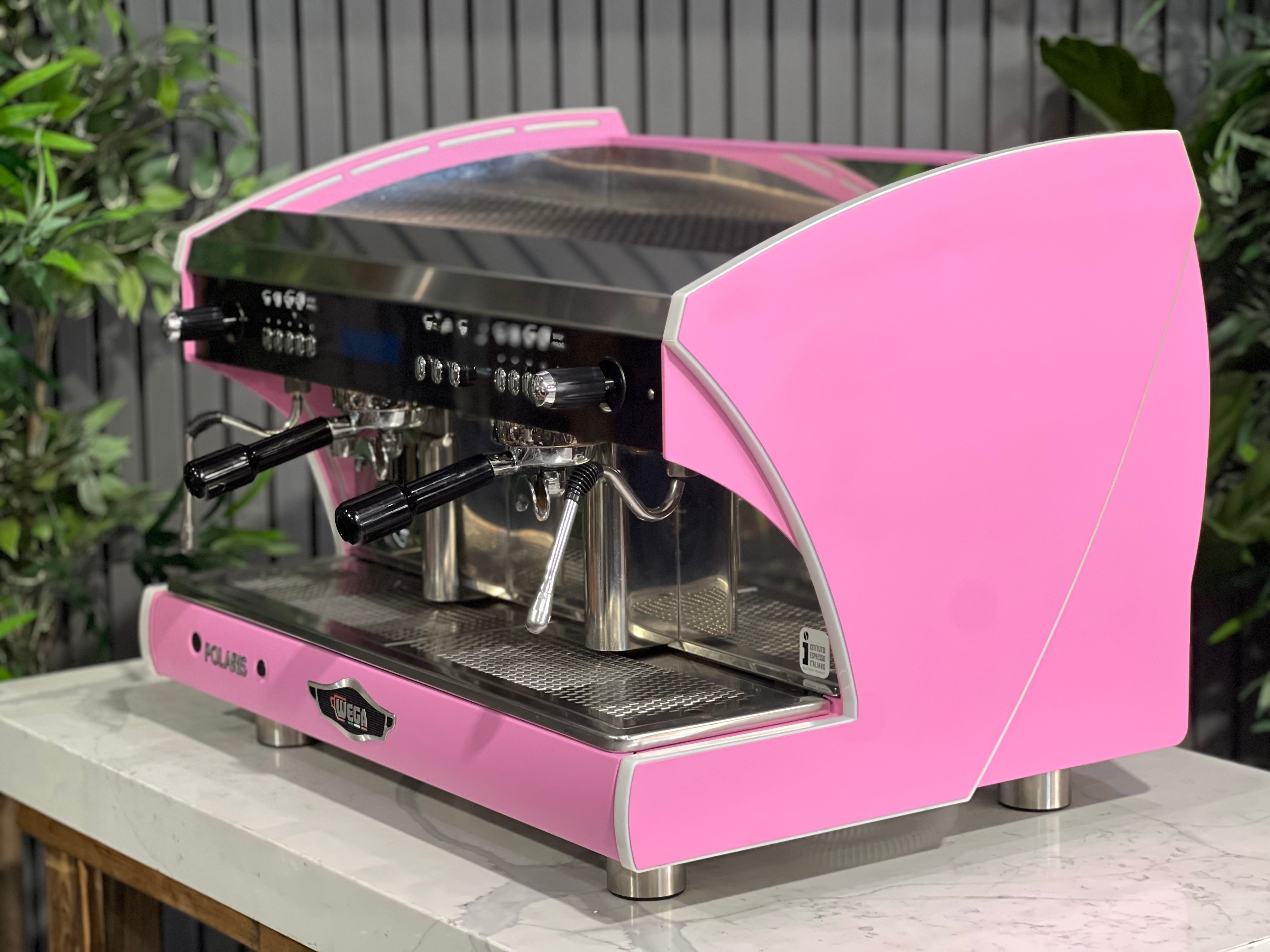 Wega Polaris Tron 2 Group Coffee Machine Pink