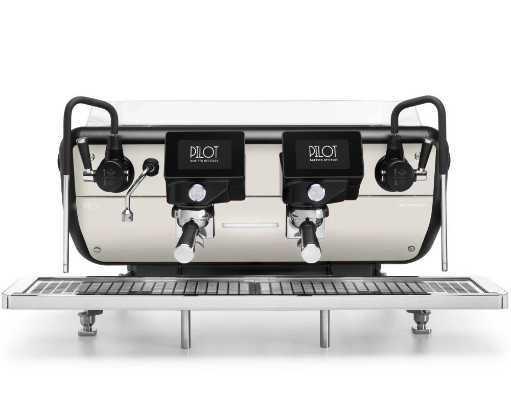 Astoria Barista Attitude SAE 2 Group White with Black Trims Espresso Coffee Machine - New