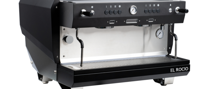 El Rocio Dignity Dual By Pesado 2 Group Brand New Espresso Coffee Machine Black