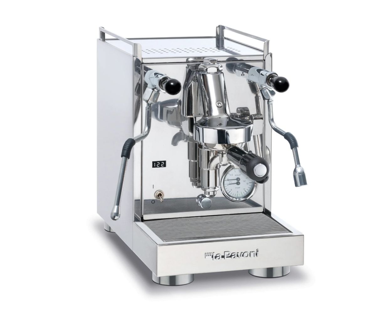 La Pavoni Cellini Mini X Stainless Steel Black Bakelite - New