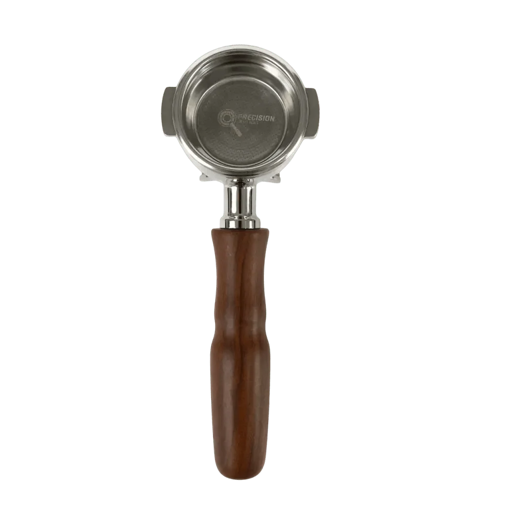 Precision Double Spout Walnut Portafilter - Australia -
