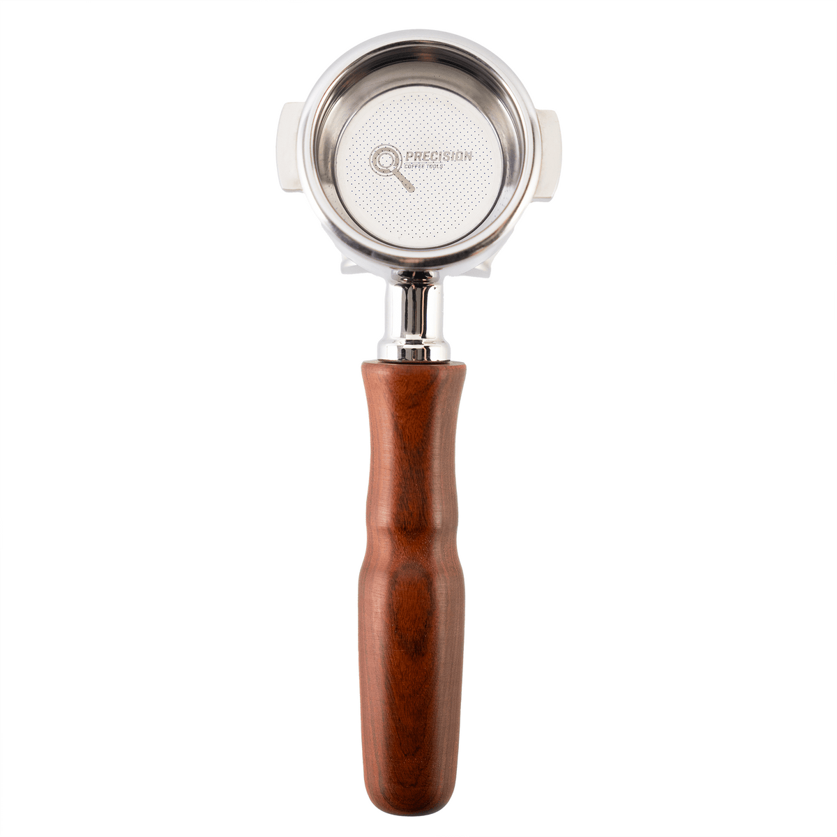 Precision Double Spout Walnut Portafilter - Australia -
