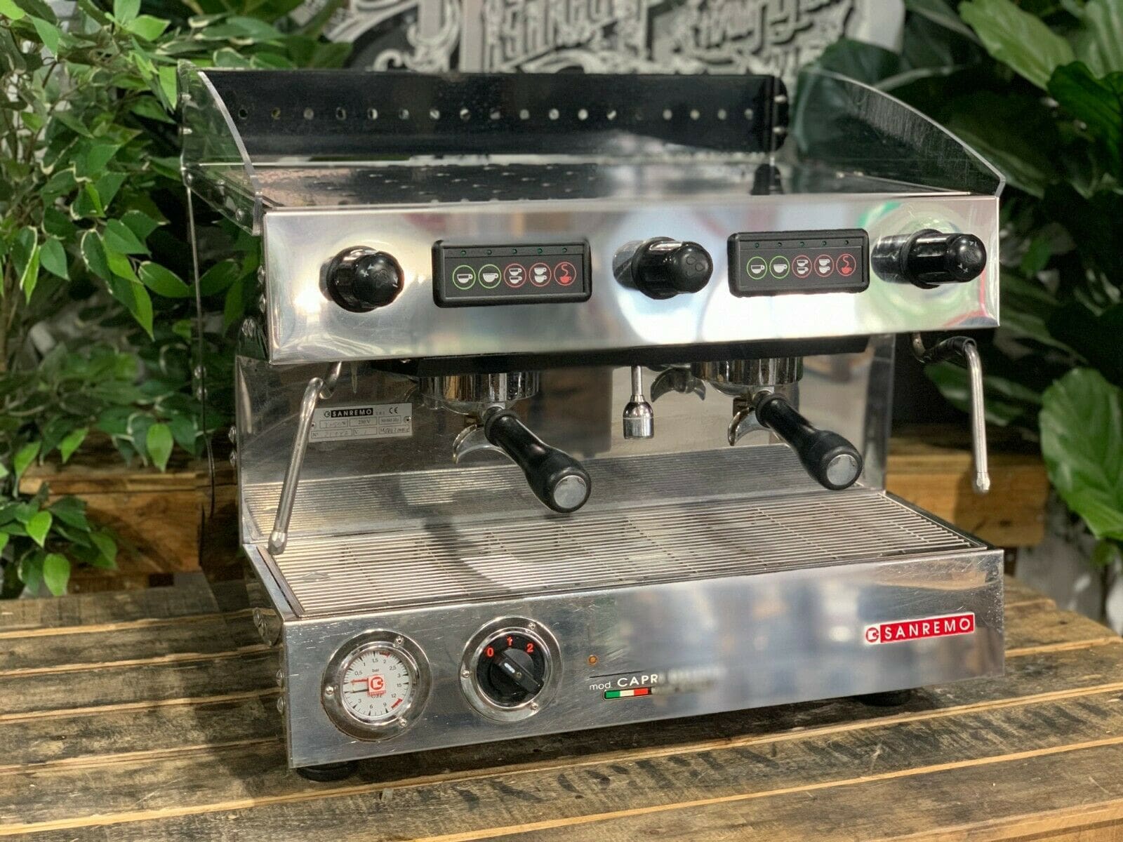 effectief Kilauea Mountain graan San Remo Capri Deluxe 2 Group Black - Coffee Machine Warehouse | Espresso  Coffee Machines